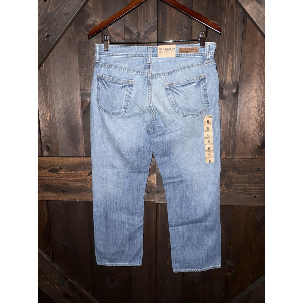 NEW Polo Jeans Co Cropped Kelly Jean Women's Sz 6 Capri‎ VTG 90s Y2K